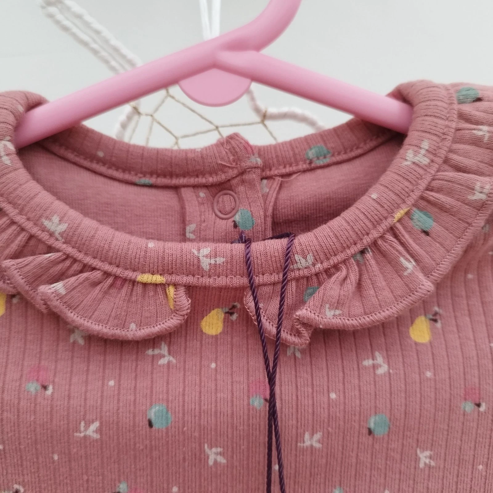 Blouse met lange mouwen fruitprint – photo 2
